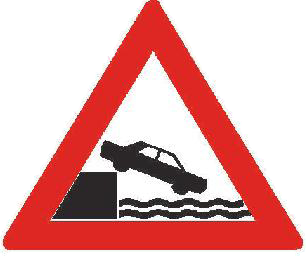 Dopravní značka A 34 Nábřeží