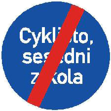 Dopravní značka C 14b Konec jiného příkazu