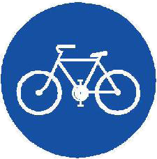 Dopravní značka C 8a Stezka pro cyklisty