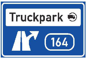 Dopravní značka IJ 17a Truckpark