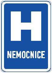 Dopravní značka IJ 2 Nemocnice