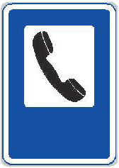 Dopravní značka IJ 6 Telefon