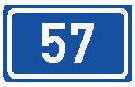 Dopravní značka IS 16b Číslo silnice