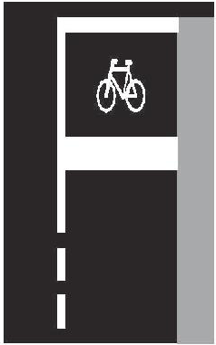 Dopravní značka V 19 Prostor pro cyklisty