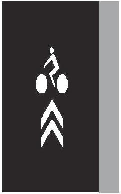 Dopravní značka V 20 Piktogramový koridor pro cyklisty